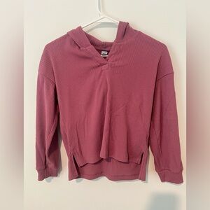 Old Navy Kids Ribbed Hoodie - Purple